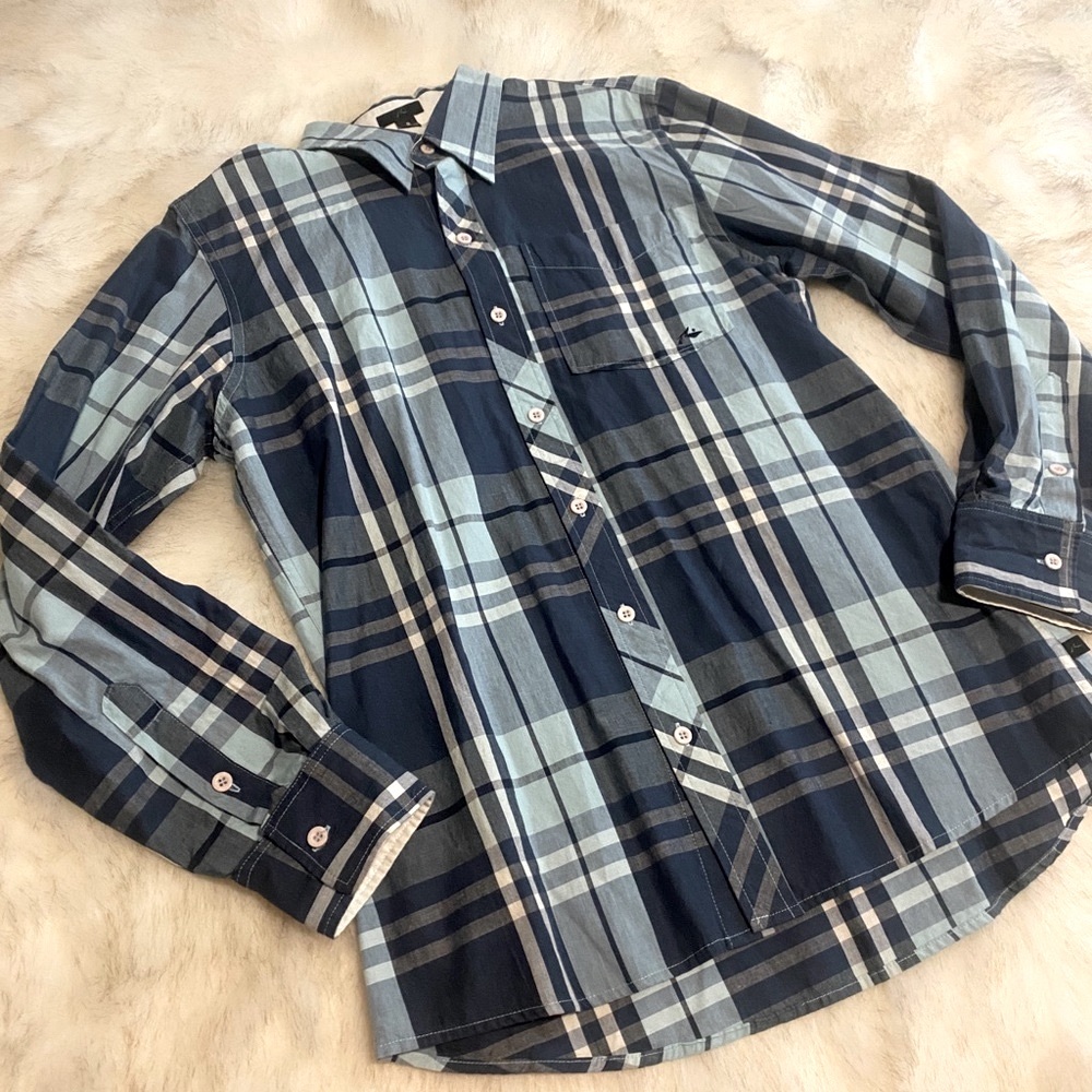 Rusty Plaid Long Sleeve Button Down